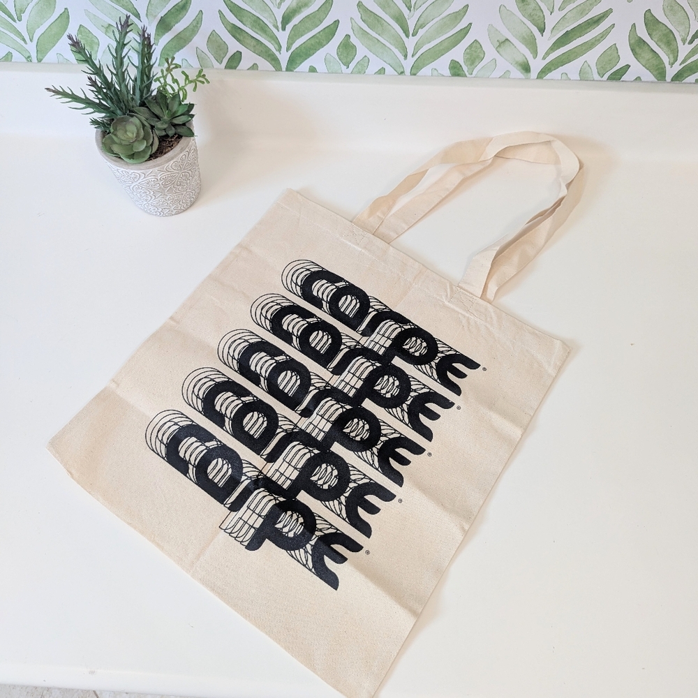 Beige Canvas Carpe Brand Tote NWT